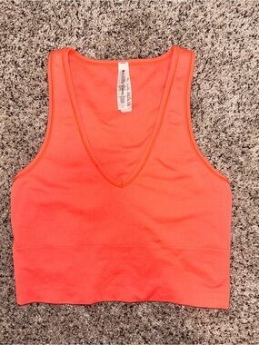 Athleta Ribbed V-Neck Tank Top